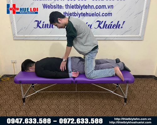 Giường massage trị liệu gấp gọn HL4