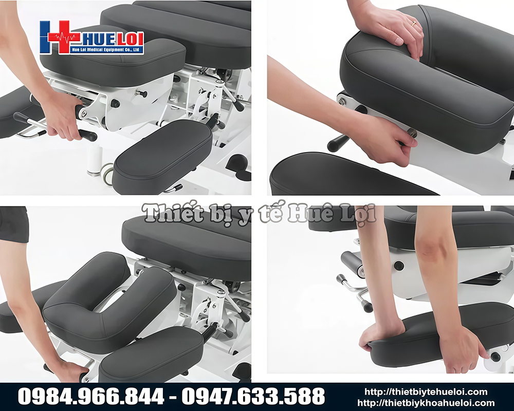 điều chỉnh phần đầu của giường nắn chỉnh el07