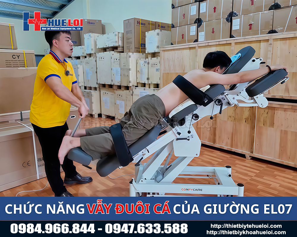 giường tác động cột sống el07 chuyên sâu