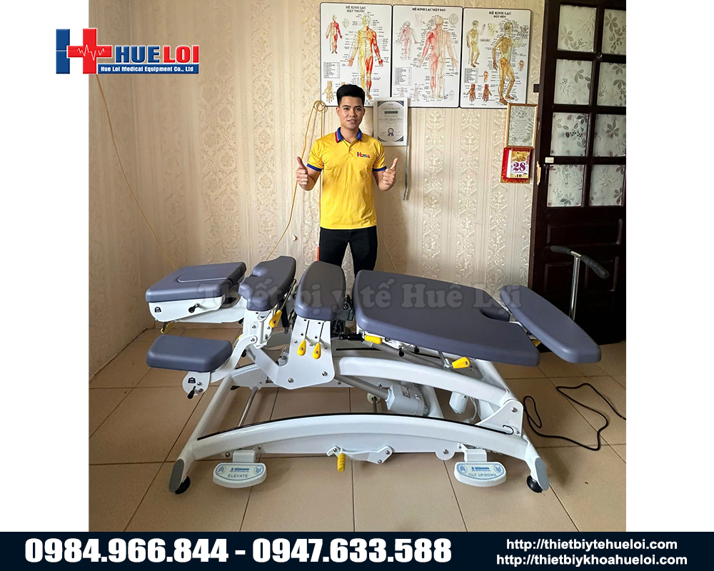 Hình ảnh thực tế thiết bị chiropractic hiện đại