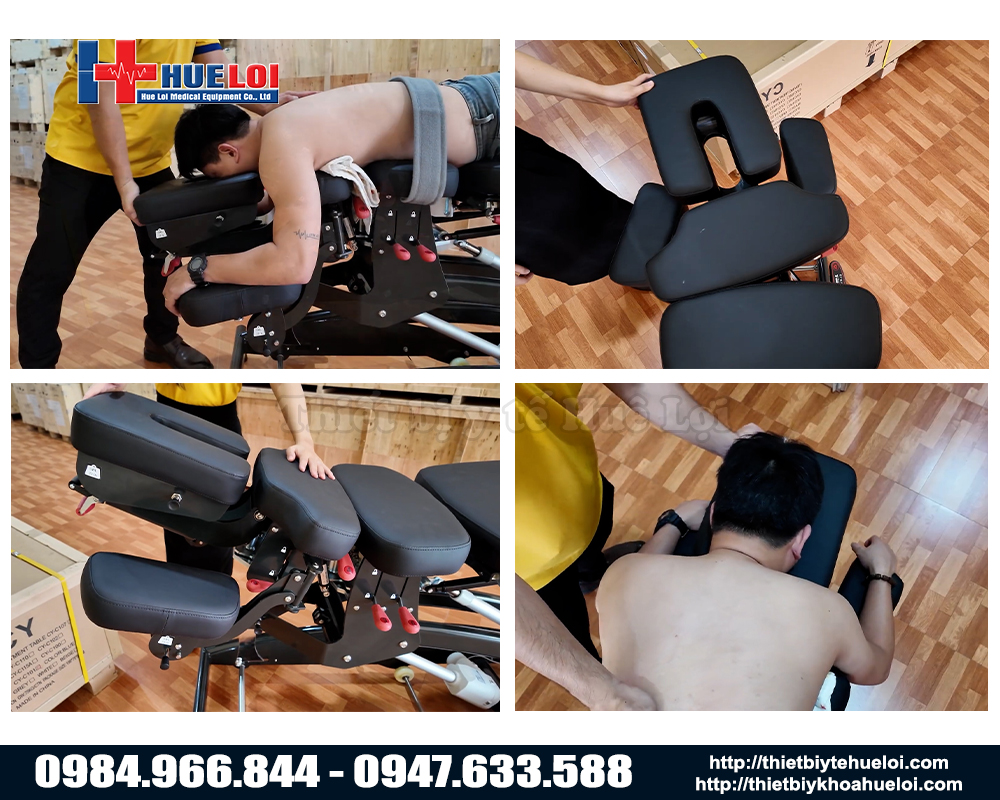 Tính năng nổi bật của giường nắn chỉnh cột sống thắt lưng cy-c113e