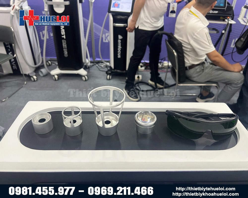 các đầu điều trị của thiết bị laser trị liệu công suất cao LUXMASTER HP