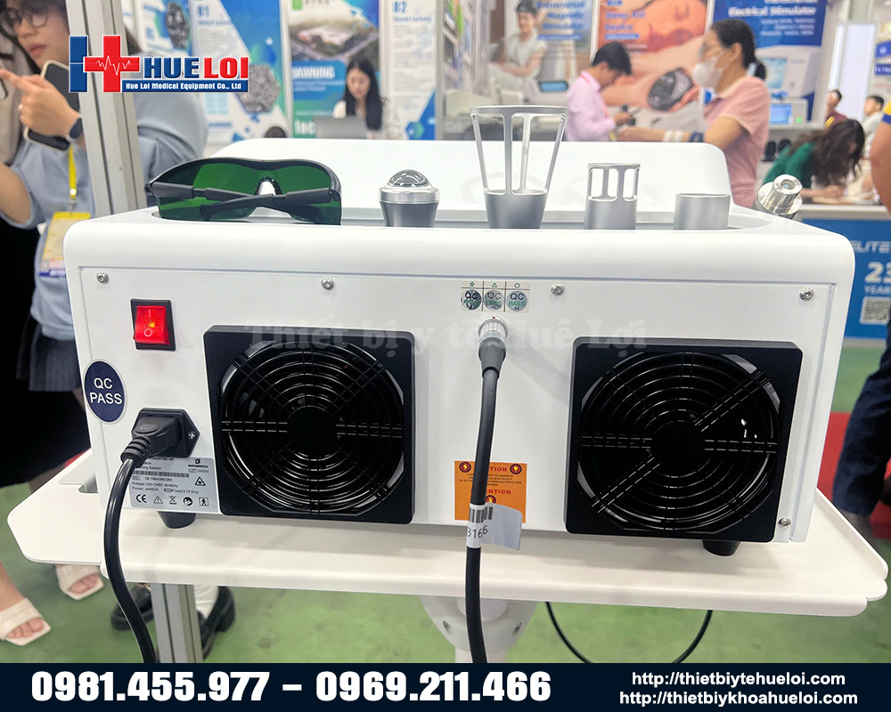 mặt sau của máy laser công cuất cao LUXMASTER HP