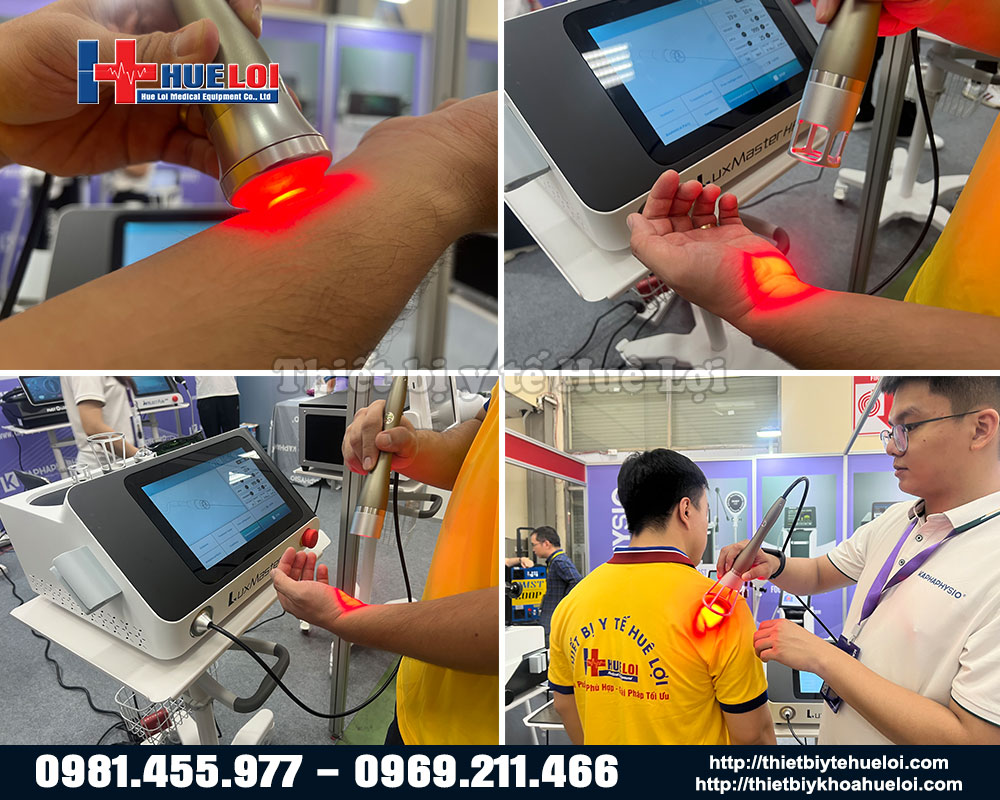 trải nghiệm máy laser trị liệu công suất cao LUXMASTER HP