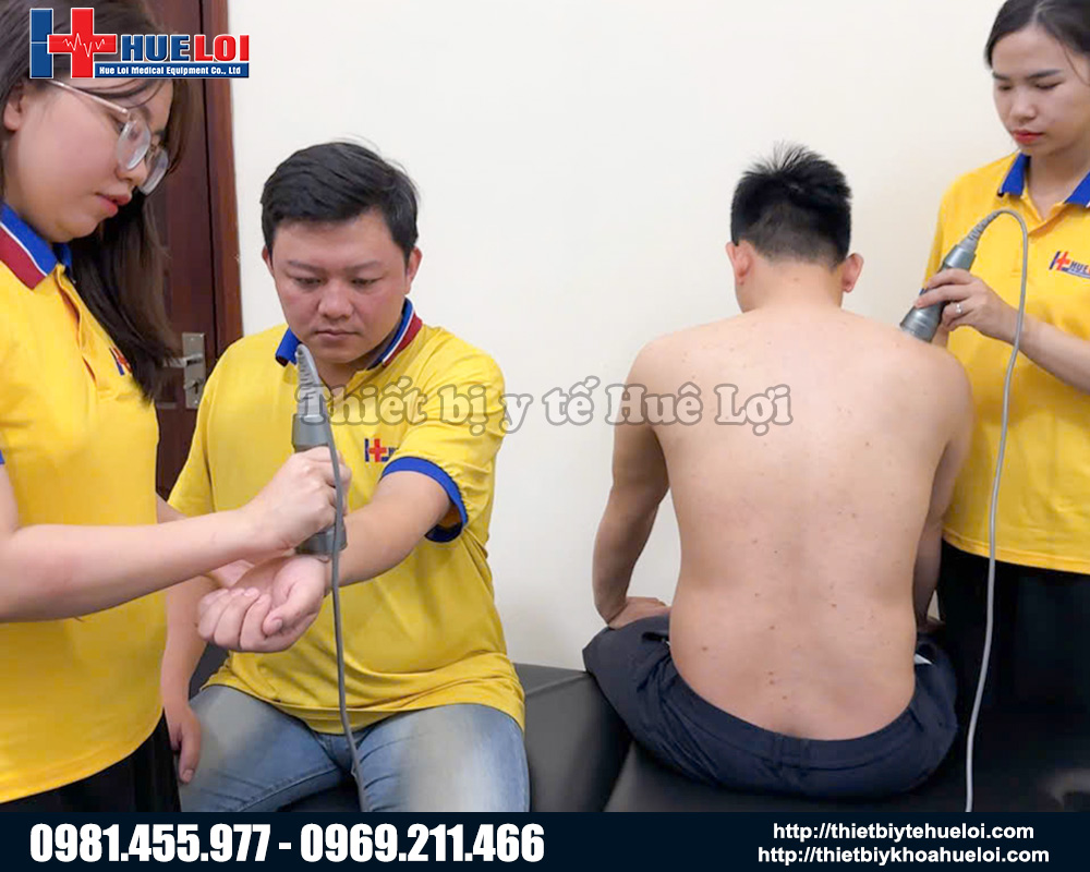 trải nghiệm máy siêu âm texua 2 kênh trị liệu