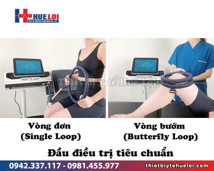 các đầu điệu trị của thiết bị từ trường  PMST LOOP