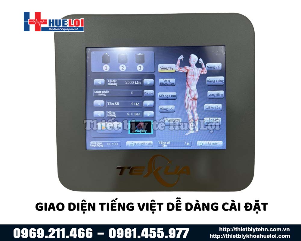 GIAO DIỆN CỦA MÁY XUNG KÍCH T301