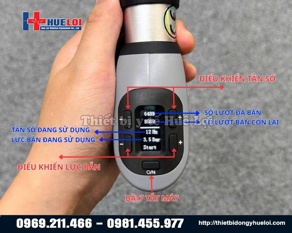 cấu tạo tay súng máy xung kích texua T703