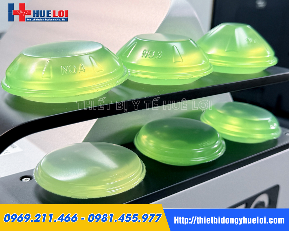 Bộ 7 đầu gel m&aacute;y xung k&iacute;ch hội tụ PIEZONIA cho nhiều vị tr&iacute; điều trị kh&aacute;c nhau