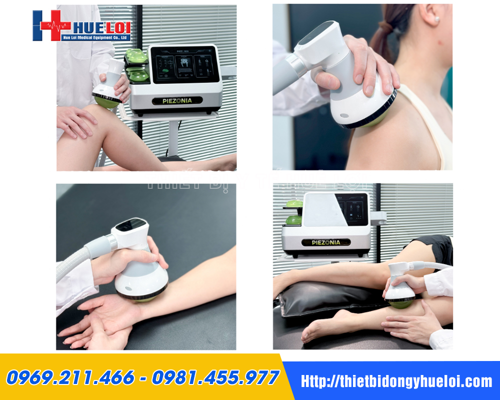 Ứng dụng m&aacute;y xung k&iacute;ch hội tụ PIEZONIA tại nhiều v&ugrave;ng điều trị tr&ecirc;n cơ thể