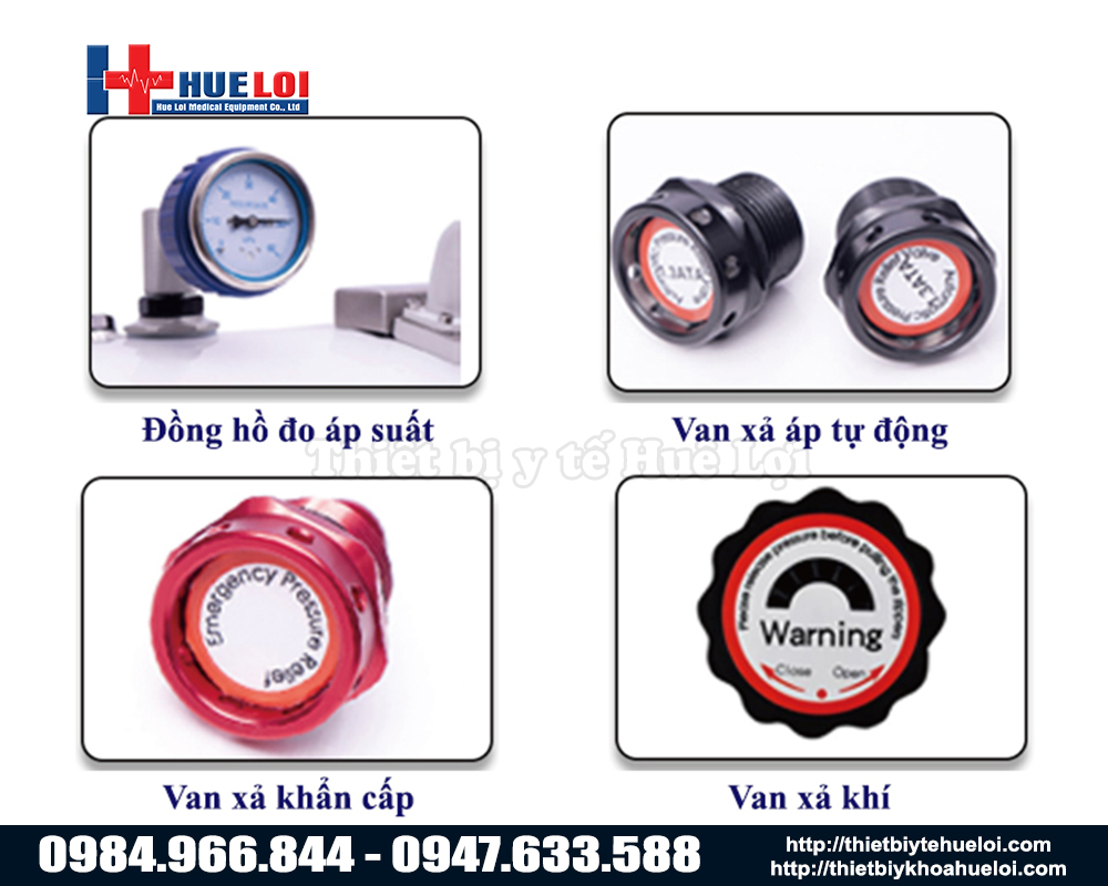 Hệ thống bảo đảm an toàn oxy trị liệu áp lực cao