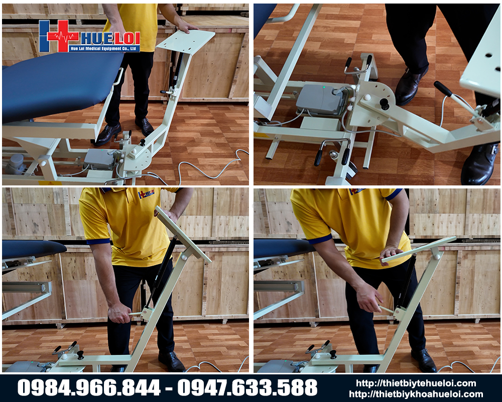 Phần để đầu m&aacute;y k&eacute;o gi&atilde;n điều chỉnh linh động nhiều g&oacute;c độ