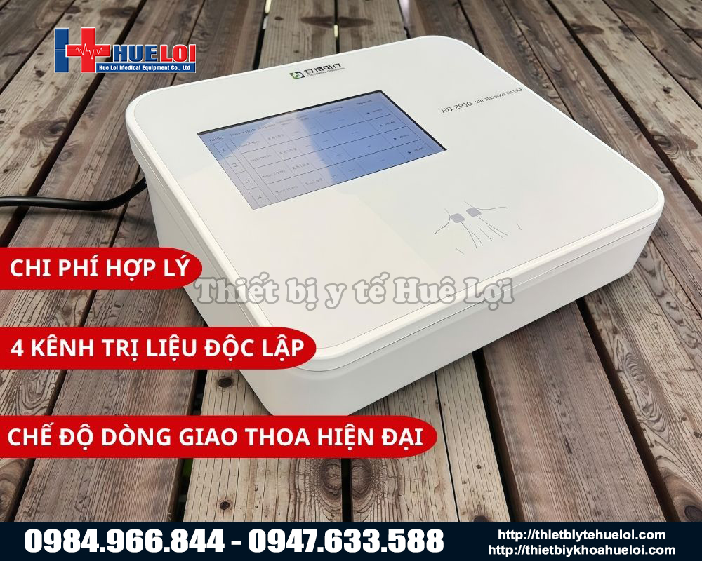 m&aacute;y điện xung trị liệu 4 k&ecirc;nh ri&ecirc;ng biệt