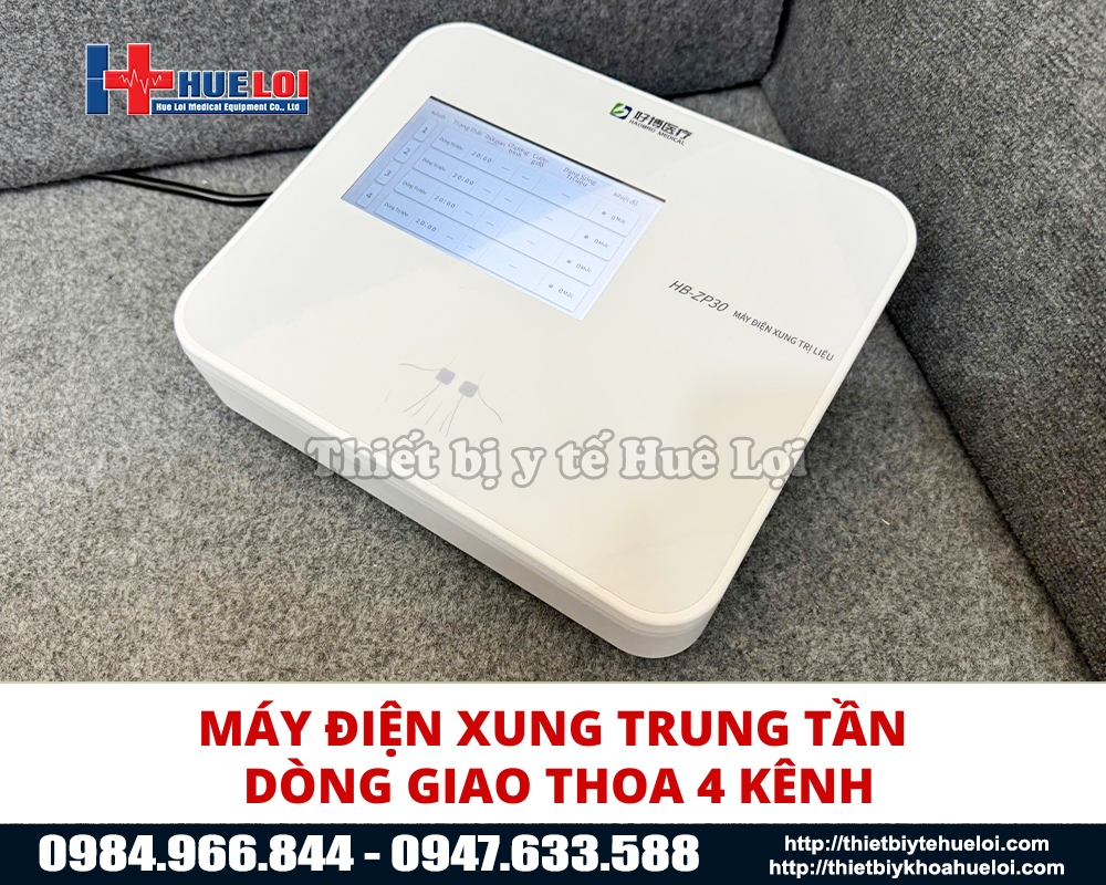m&aacute;y điện xung trung tần d&ograve;ng giao thoa 4 k&ecirc;nh