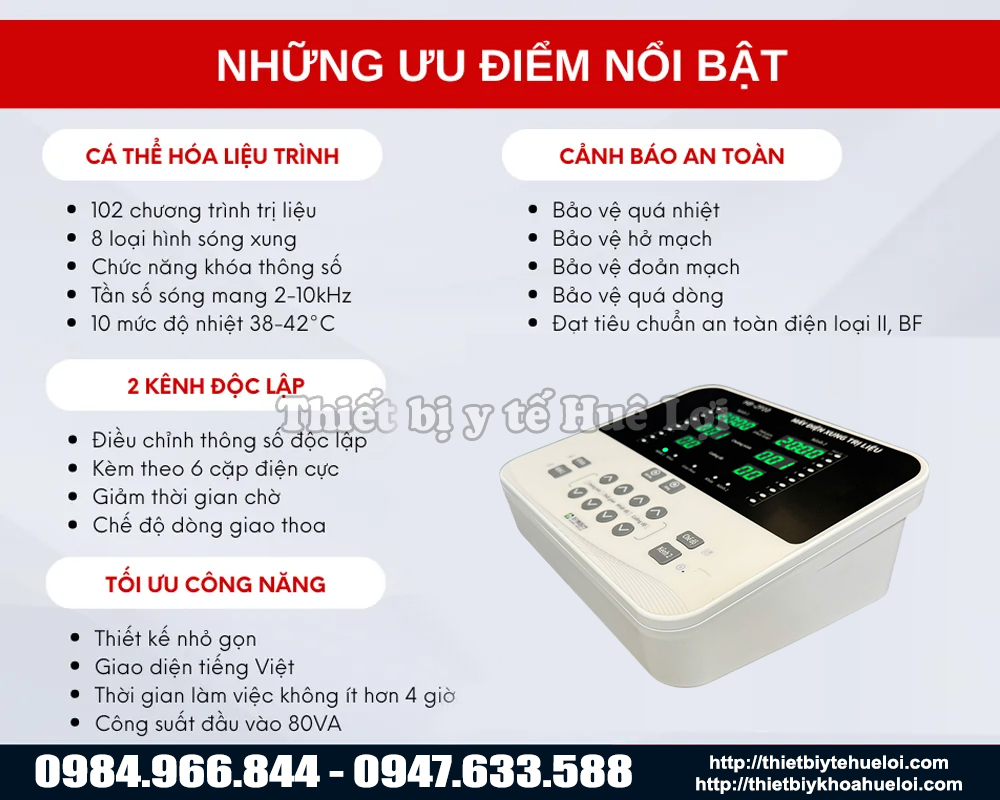 m&aacute;y điện xung điều trị đau cơ xương khớp