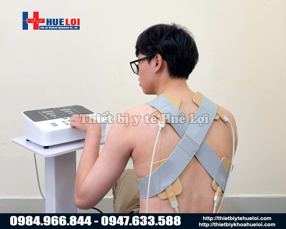 m&aacute;y điện xung trung tần 2 k&ecirc;nh giao thoa hiệu quả cao