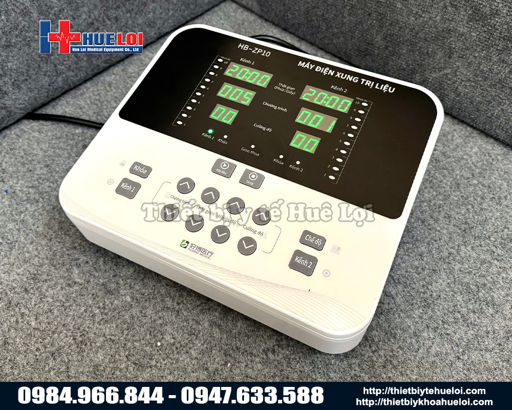 m&aacute;y điện xung trung tần phục hồi chức năng c&oacute; d&ograve;ng giao thoa