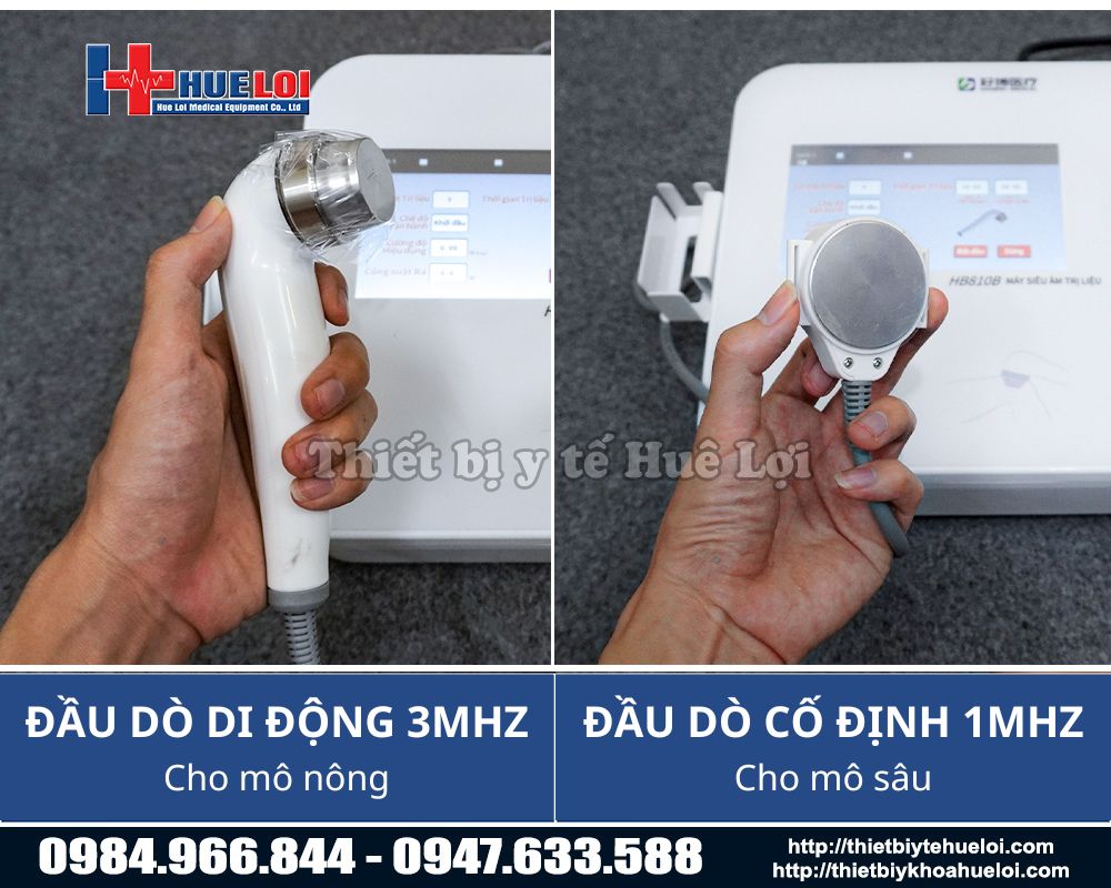 c&aacute;c đầu d&ograve; m&aacute;y si&ecirc;u &acirc;m trị liệu HB810B