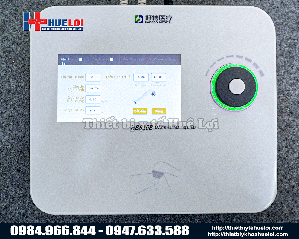 m&aacute;y si&ecirc;u &acirc;m trị liệu 2 đầu d&ograve; HB810B