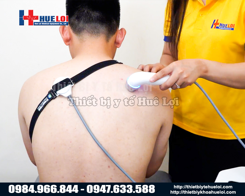 Trị liệu bằng m&aacute;y si&ecirc;u &acirc;m đa tần hb810b