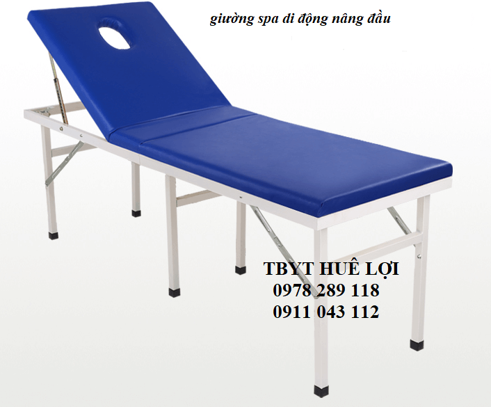 giường xoa bóp bấm huyệt 6 chân gấp gọn