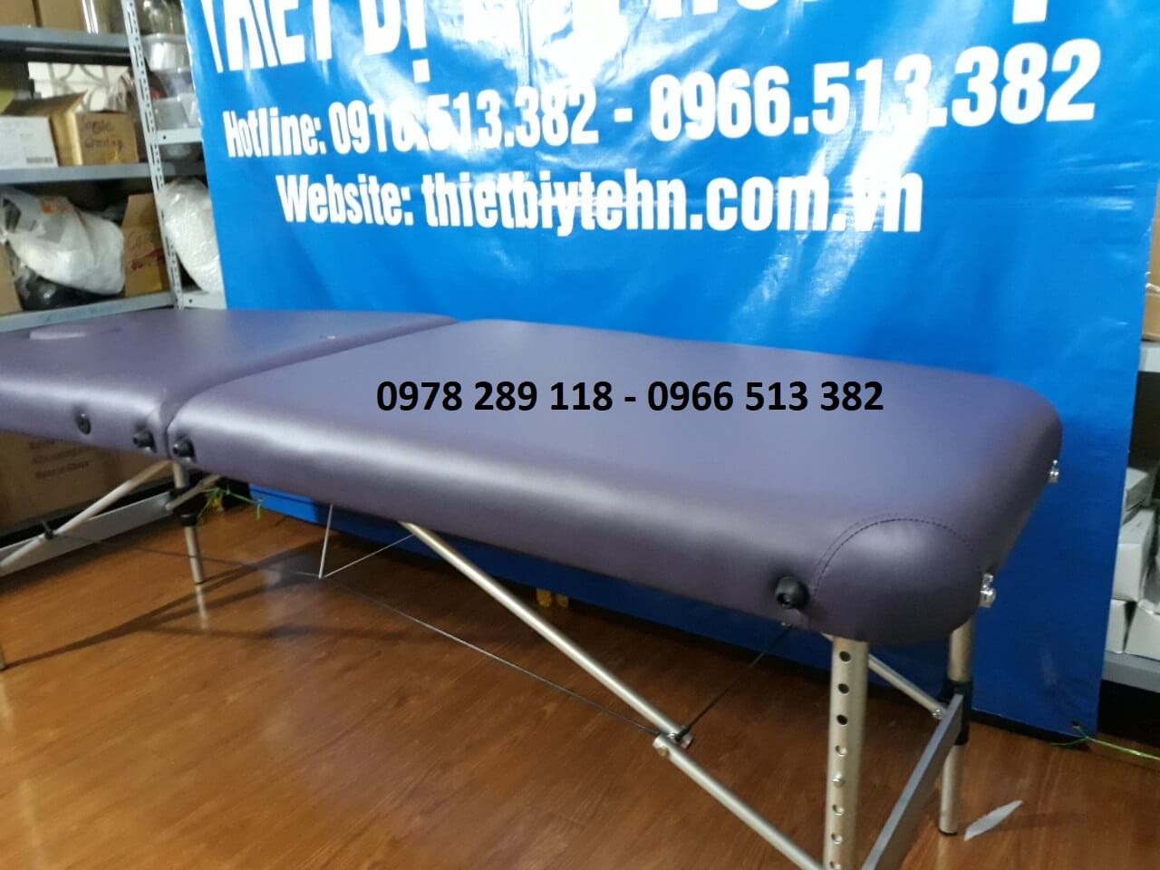 giường massage châm cứu gấp gọn
