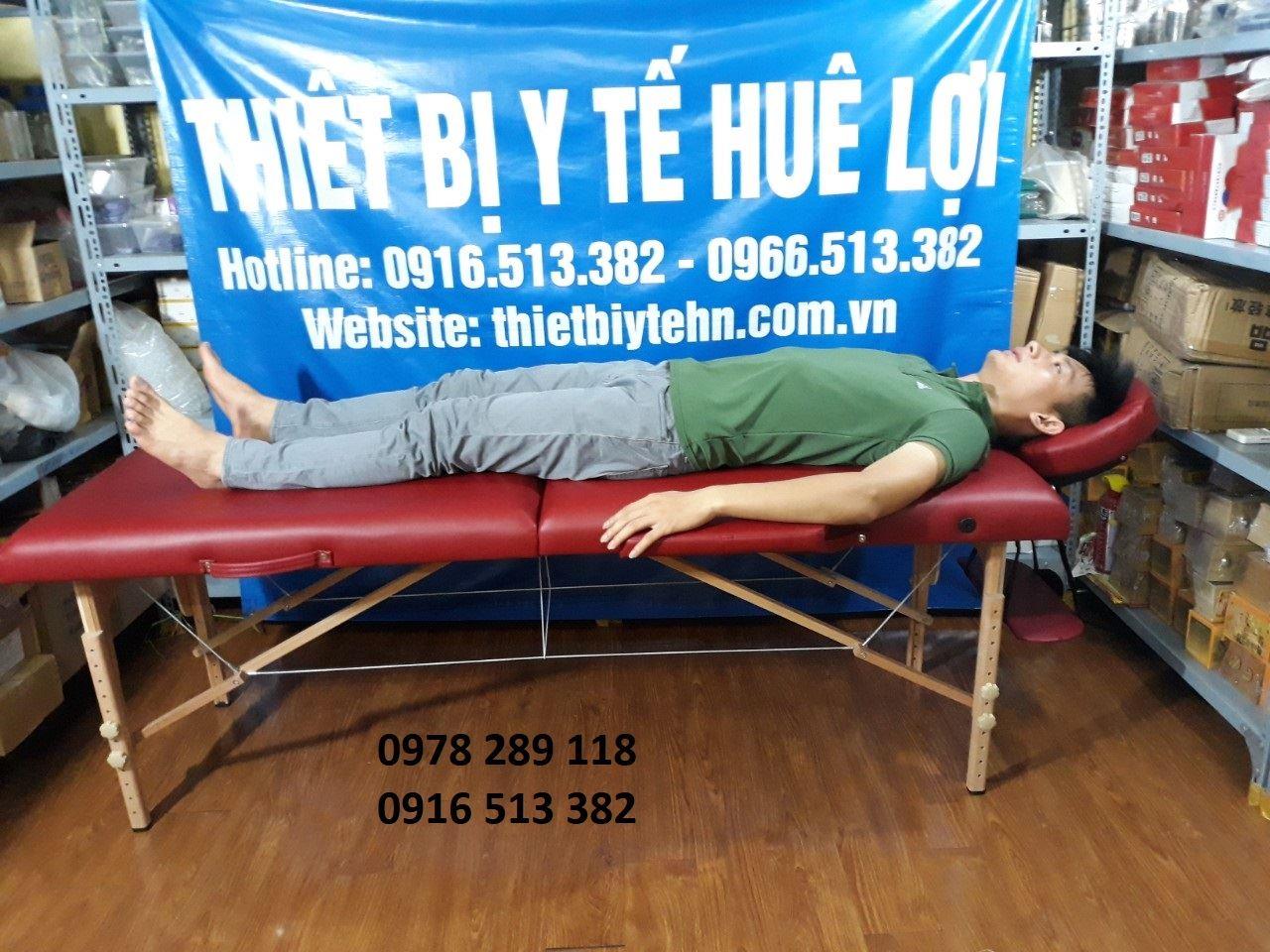 Giường spa gấp gọn dạng vali
