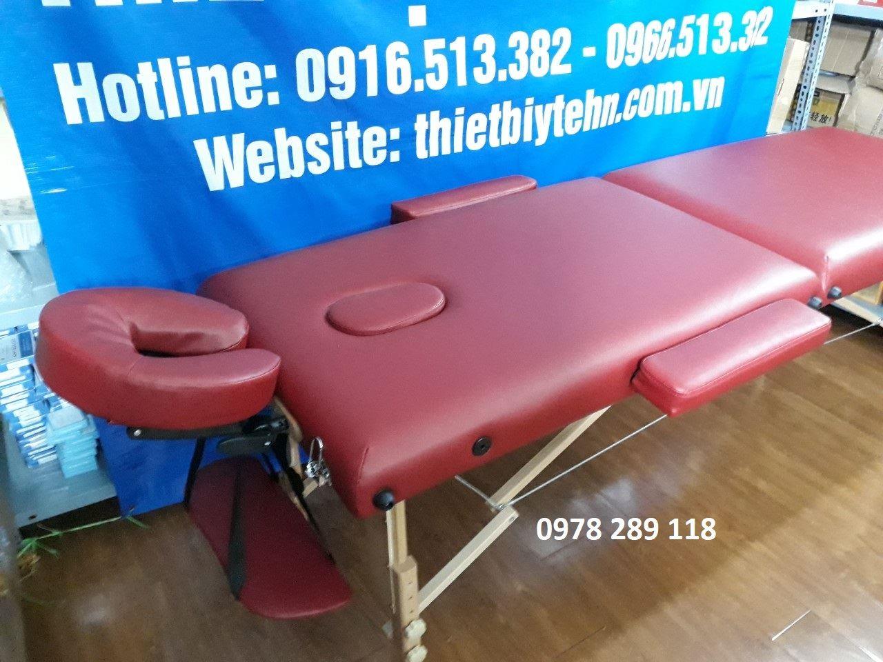 giường châm cứu gấp gọn cao cấp