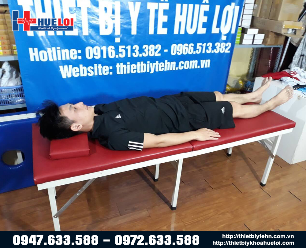 Giường châm cứu dạng vali 6 chân